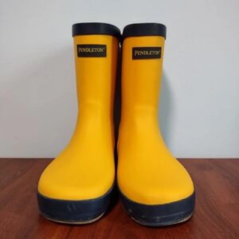 Kids Yellow Waterproof Rain Boots